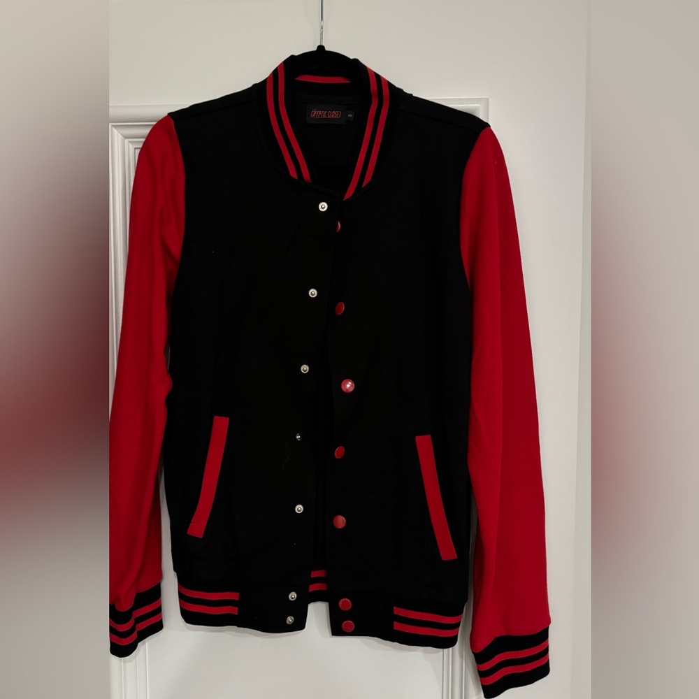 Cryptic Closet Varsity Jacket Size Small - image 1